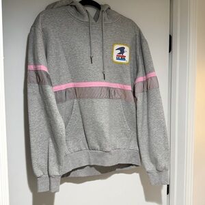 Anti Social Social Club x USPS Hoodie Grey/Pink//Reflective - Size L